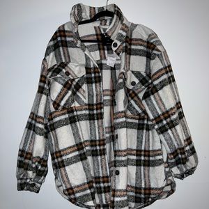 Plaid fall jacket